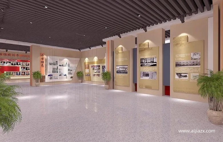 鄭州學(xué)校展館設(shè)計方案及裝修注意事項