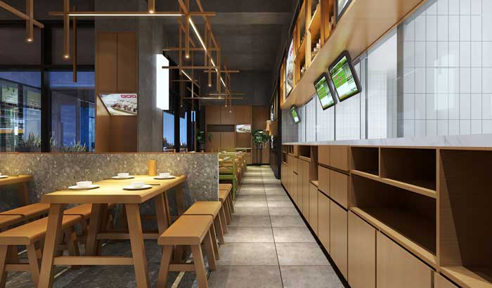 500平米鄭州木屋烤肉餐廳裝修設(shè)計