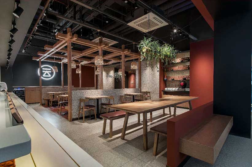 連鎖米線(xiàn)店裝修設(shè)計(jì)-鄭州米線(xiàn)店設(shè)計(jì)效果圖