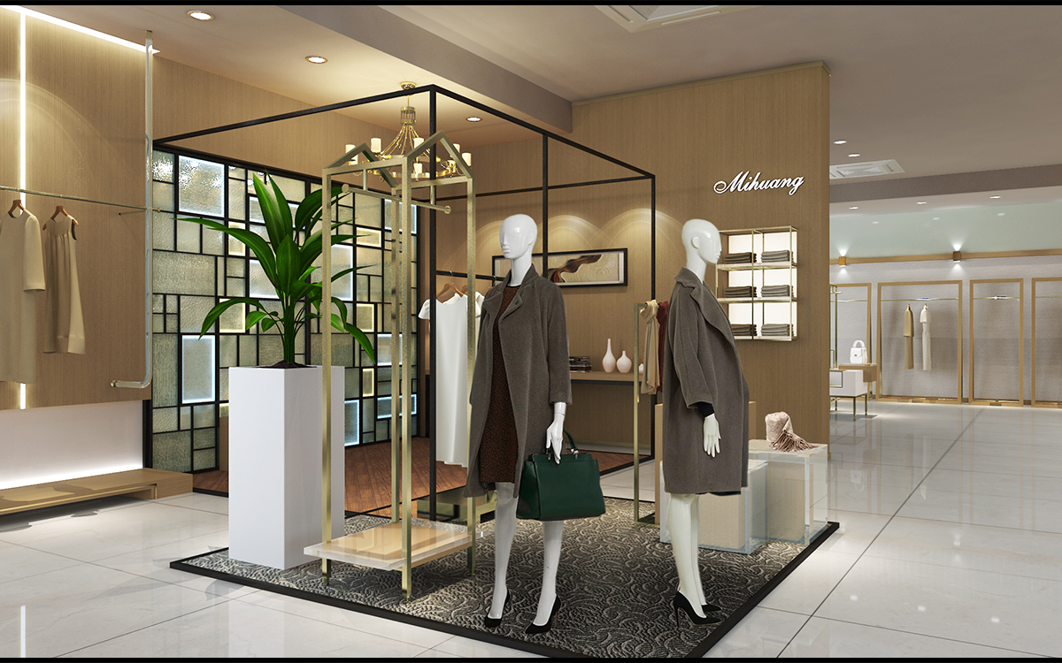230平米品牌服裝門(mén)店裝修設(shè)計(jì)效果圖