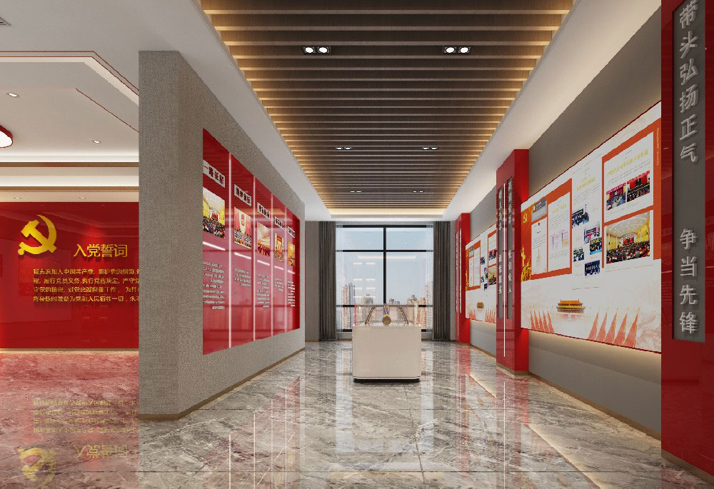 鄭州黨建展廳設(shè)計(jì)方案：傳承紅色精神，展現(xiàn)時(shí)代風(fēng)采